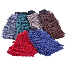 Luva Chenille Microfibra Multiuso 24cm x15cm Cores Sortidas - Panosul